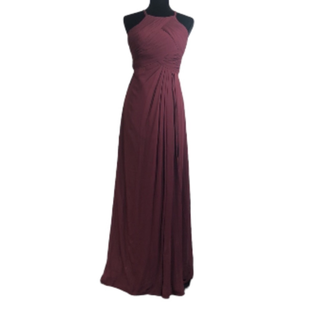 NWT AZAZIE long wine burgundy dress